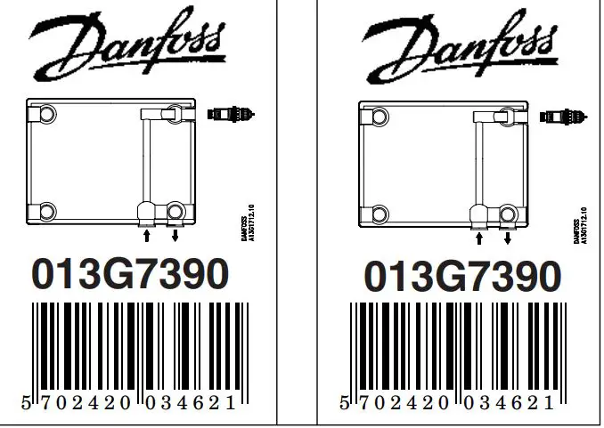 Danfoss 013G7390 RA-N Integrated Valve Instructions - 013G7390
