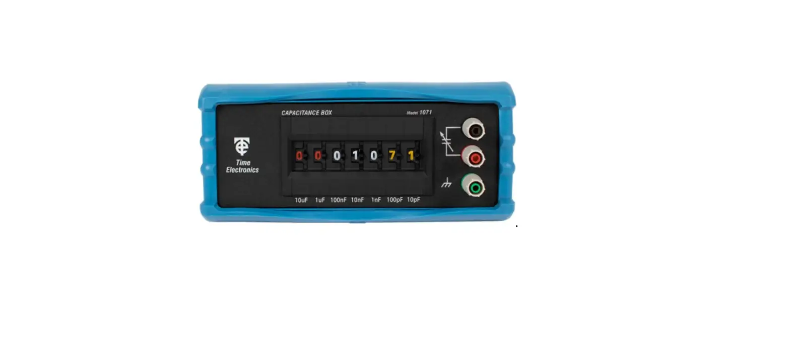 Time Electronics 1071 Capacitance Decade Box User Manual Time Electronics 1071 Capacitance Decade Box User Manual