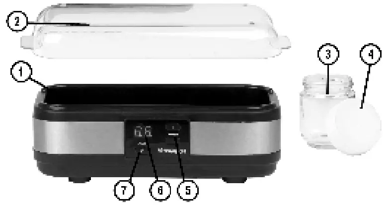 ROMMELSBACHER JG 40 Yogurt Maker - Fig 1