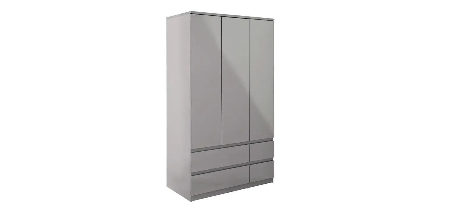Dedeman Complete Bedroom Econo 140 Wardrobe 4 Doors Artisan Gray Instruction Manual