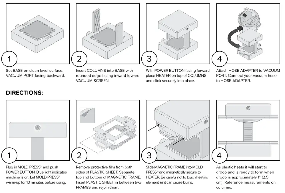 MOLD PRESS AB661033 Vacuform Machine 2
