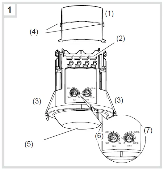 hager EER501 Motion and Presence Detectors fig 1