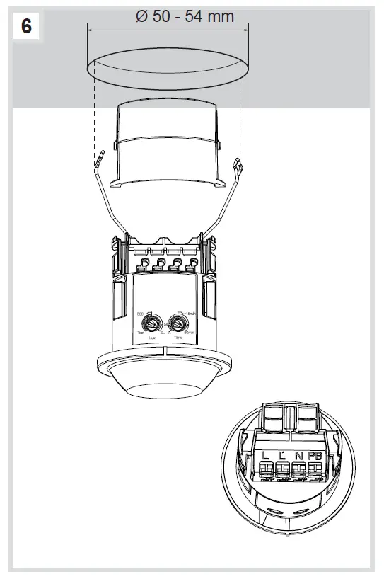 hager EER501 Motion and Presence Detectors fig 6