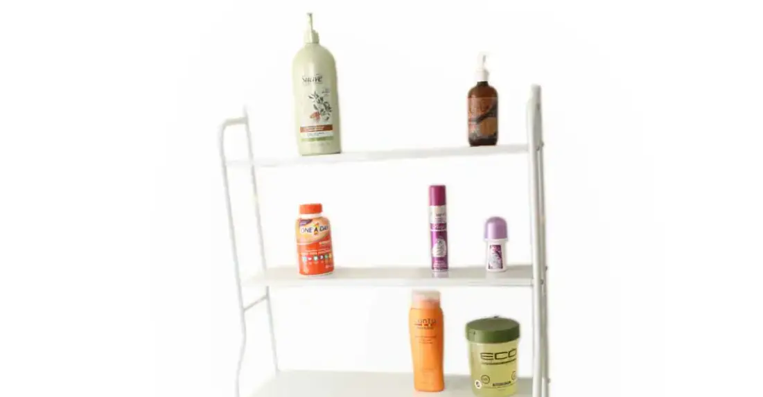 Welltime Sj217110 Barbados Bathroom Rack With 2 Textile Baskets Instructions