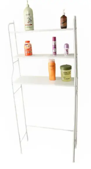 welltime-SJ217110-Barbados-Bathroom-Rack-with-2 textile-baskets-product-image