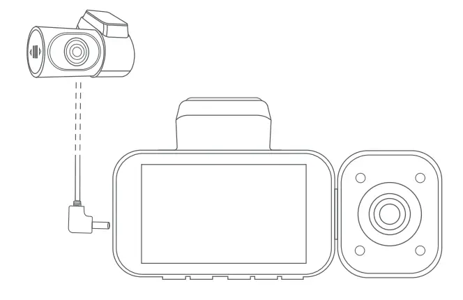 REXING V5C Dash Cam Front 4K & 1080p Cabin Camera w/ Modular Capabilities, Installation