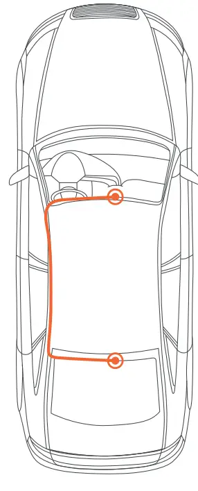 REXING V5C Dash Cam Front 4K & 1080p Cabin Camera w/ Modular Capabilities, Installation