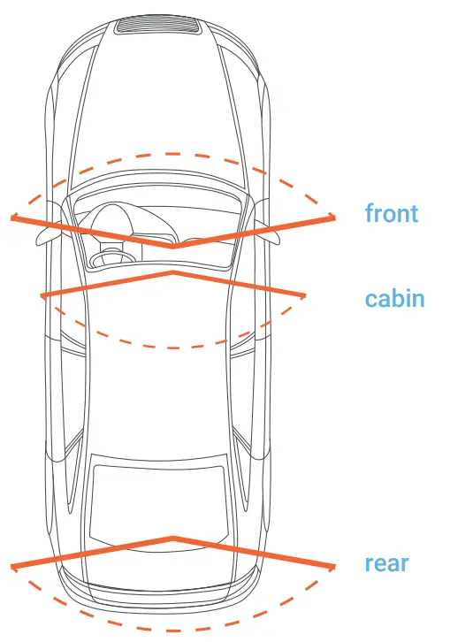 REXING V5C Dash Cam Front 4K & 1080p Cabin Camera w/ Modular Capabilities, Installation