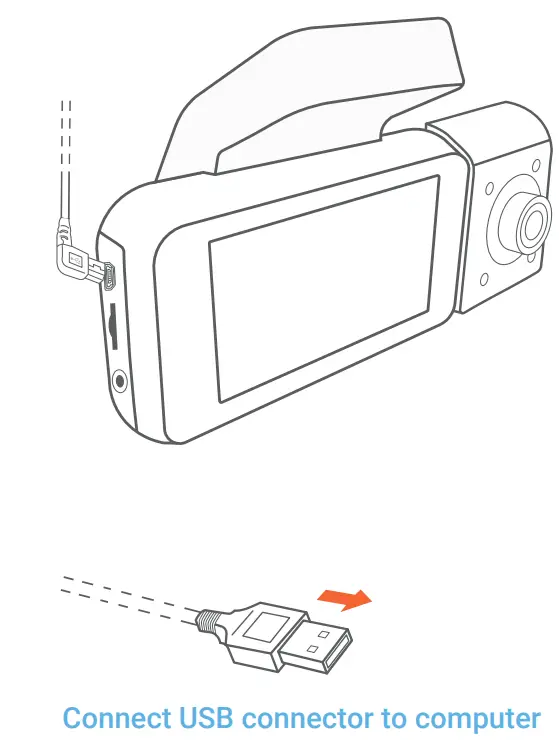 REXING V5C Dash Cam Front 4K & 1080p Cabin Camera w/ Modular Capabilities, Basic Operation