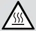 WARNING Burns icon