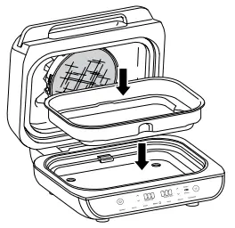 NINJA Foodi AG551EU Grill and Air Fryer with Digital Temperature - Bake 1