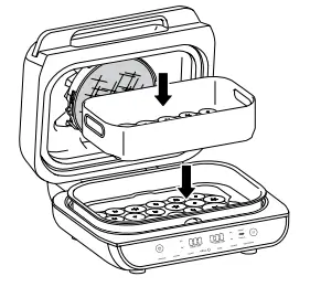 NINJA Foodi AG551EU Grill and Air Fryer with Digital Temperature - Dehydrate