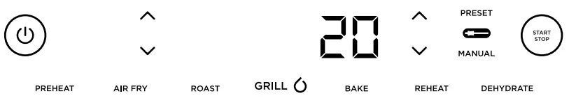 NINJA Foodi AG551EU Grill and Air Fryer with Digital Temperature -GRILL