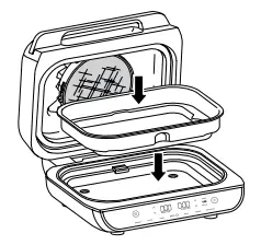 NINJA Foodi AG551EU Grill and Air Fryer with Digital Temperature - Reheat 1