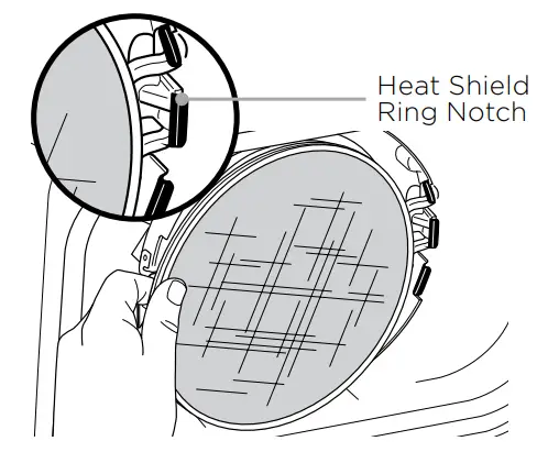 NINJA Foodi AG551EU Grill and Air Fryer with Digital Temperature -Removing the splatter 2