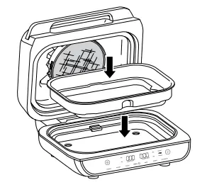 NINJA Foodi AG551EU Grill and Air Fryer with Digital Temperature - Roast 1