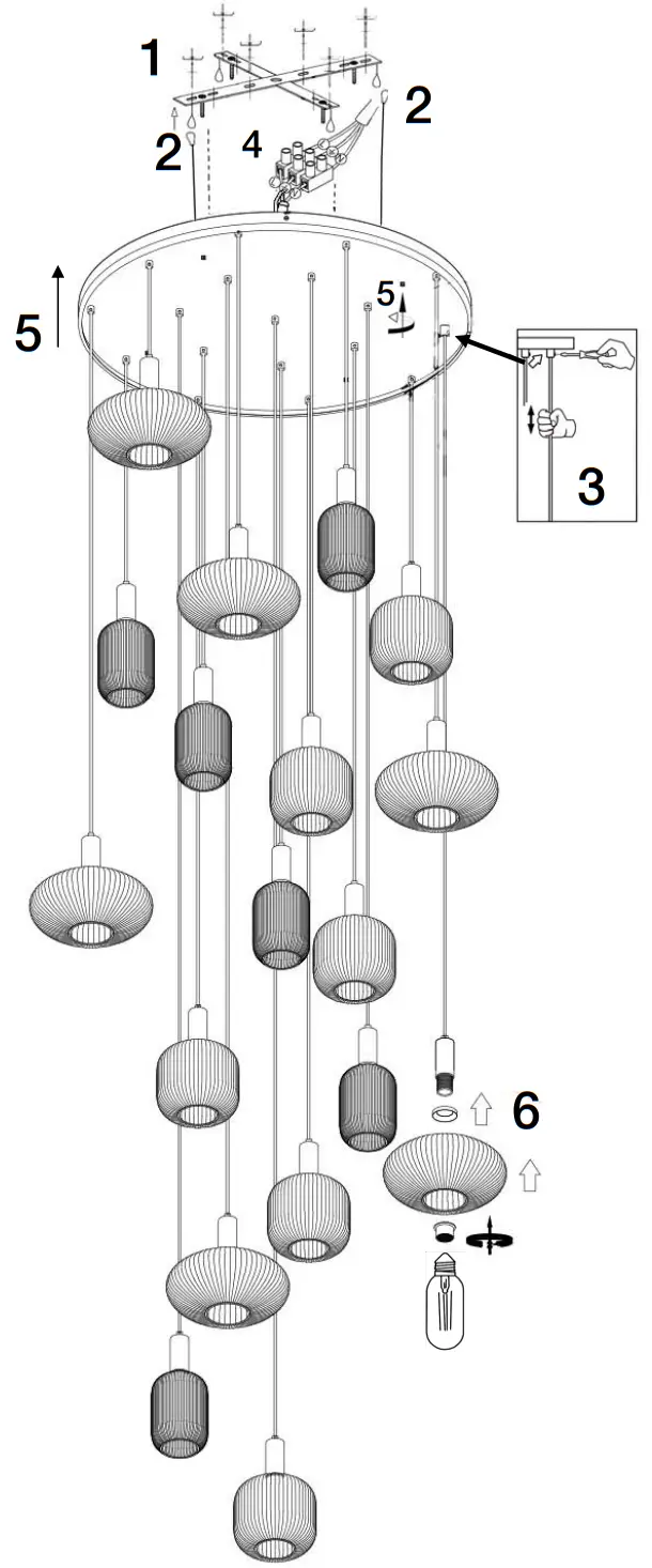 Schuller 225892 Aranda Lamps