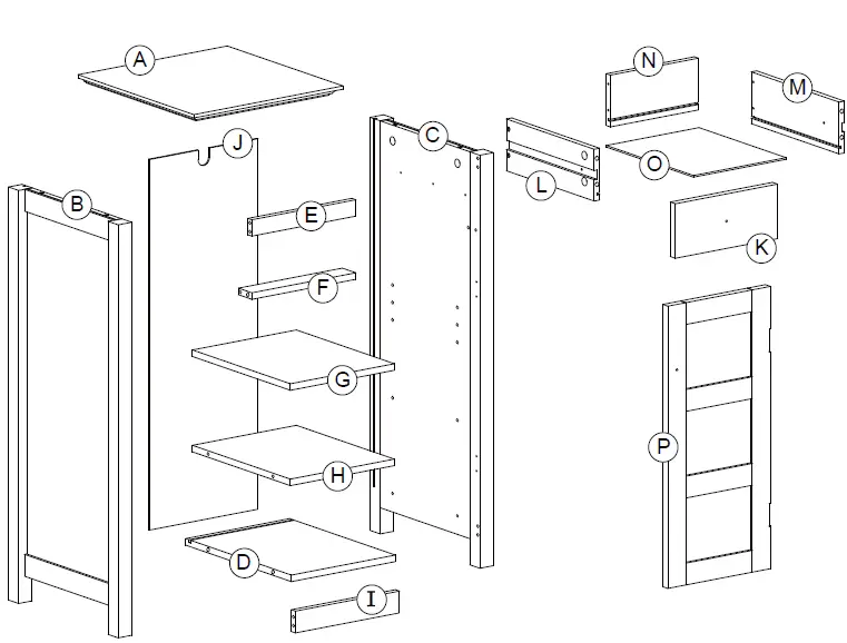 EPOWP-LX-W104152078-Brown-Wood-Linen-Cabinet-FIG-2