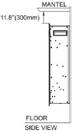 Mondawe IF-1330TCL Electric Fireplace-4