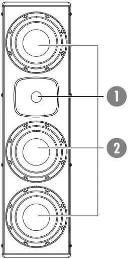 Better Music Builder DFS-306 Monitor Speakers 320 Watts D01