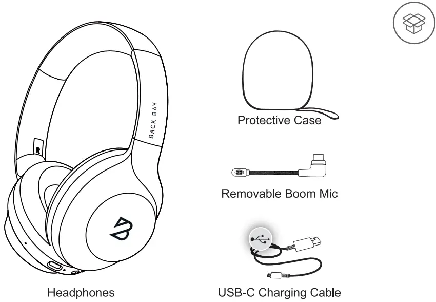 BACK BAY ClearCall 70 Bluetooth headphone - fig 1
