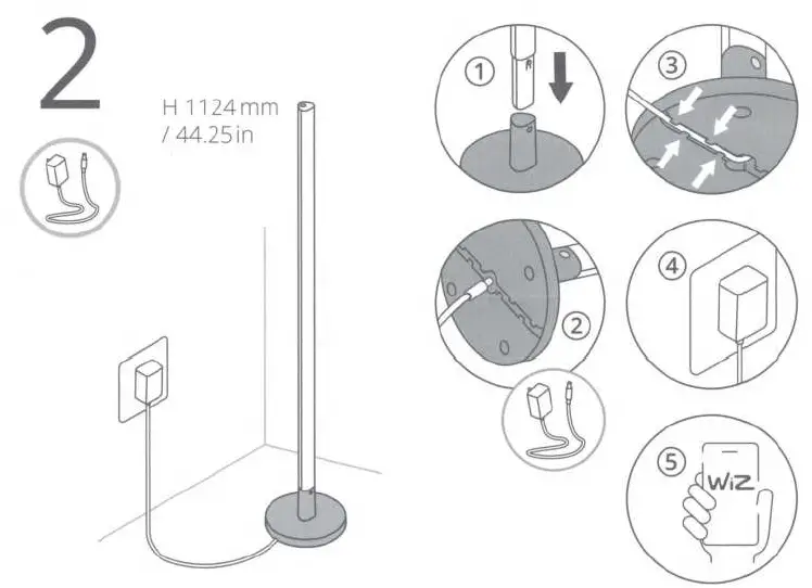 WiZ-9290032124-Wifi-BLE-Floor-Light-8