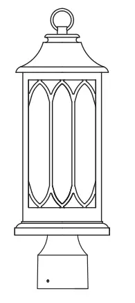 Signature Hardware 440647 Stonehouse Outdoor Wall Sconce Light - fig 2