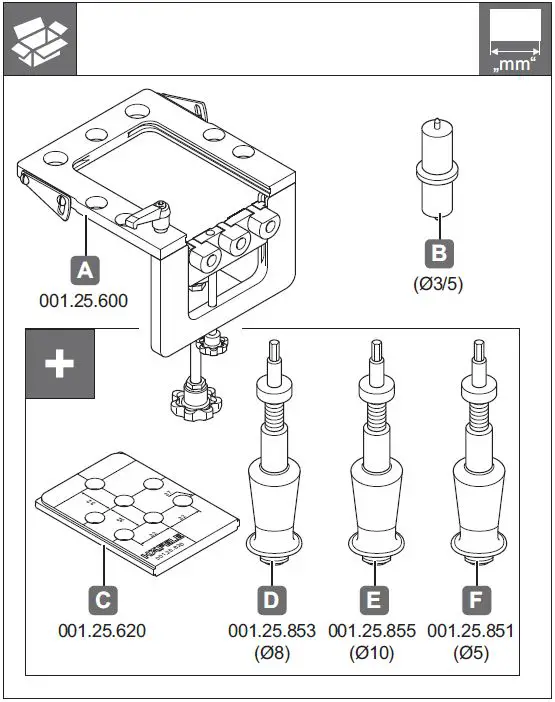 HAFELE-001.25.600-Anodized-Aluminum-Red-Jig-fig-1