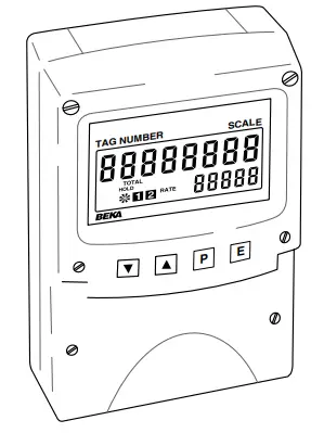 BEKA BA554E Loop Powered Rate Totaliser