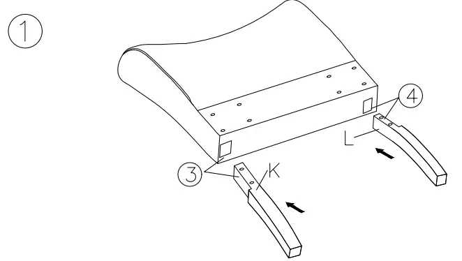 ASHLY A3000063 Room Triptis Accent Chair 2