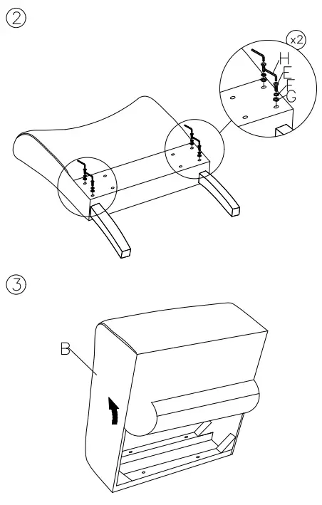ASHLY A3000063 Room Triptis Accent Chair 3