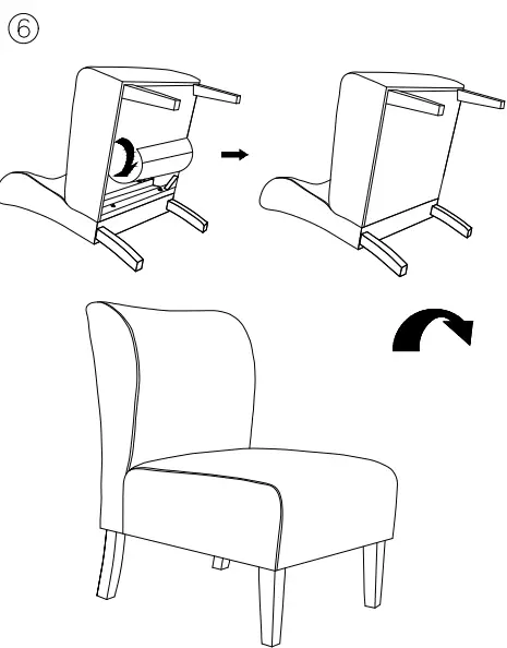 ASHLY A3000063 Room Triptis Accent Chair 5