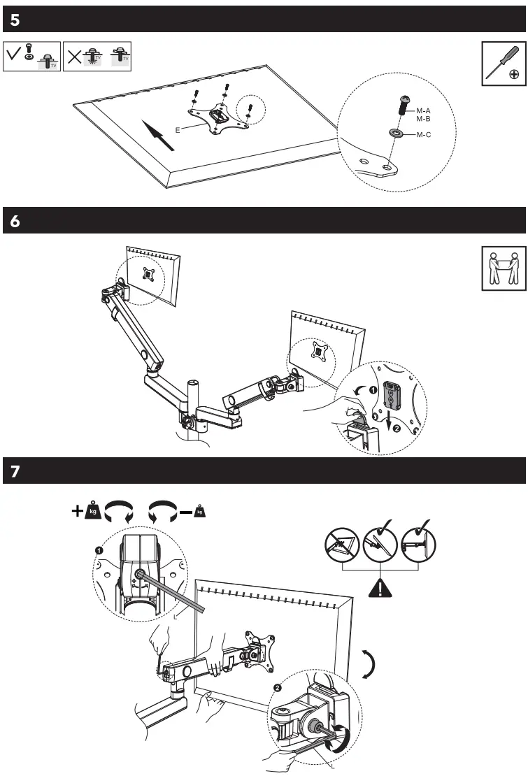 AlzaErgo APW-EGARD85BU ErgoArm Essential USB Monitor Moun - fig 4