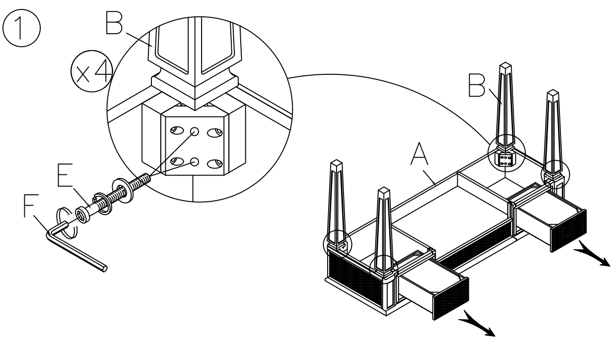 ASHLEY B410122 Youth Lonnix Vanity - fig