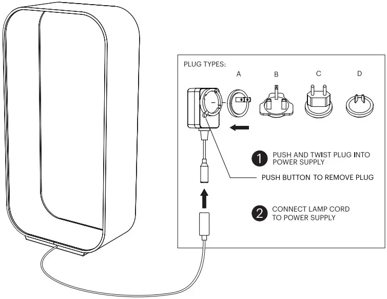 Pablo CONTOUR Switch Function and USB Charging Floor Lamp - CONTOUR TABLE MODELS
