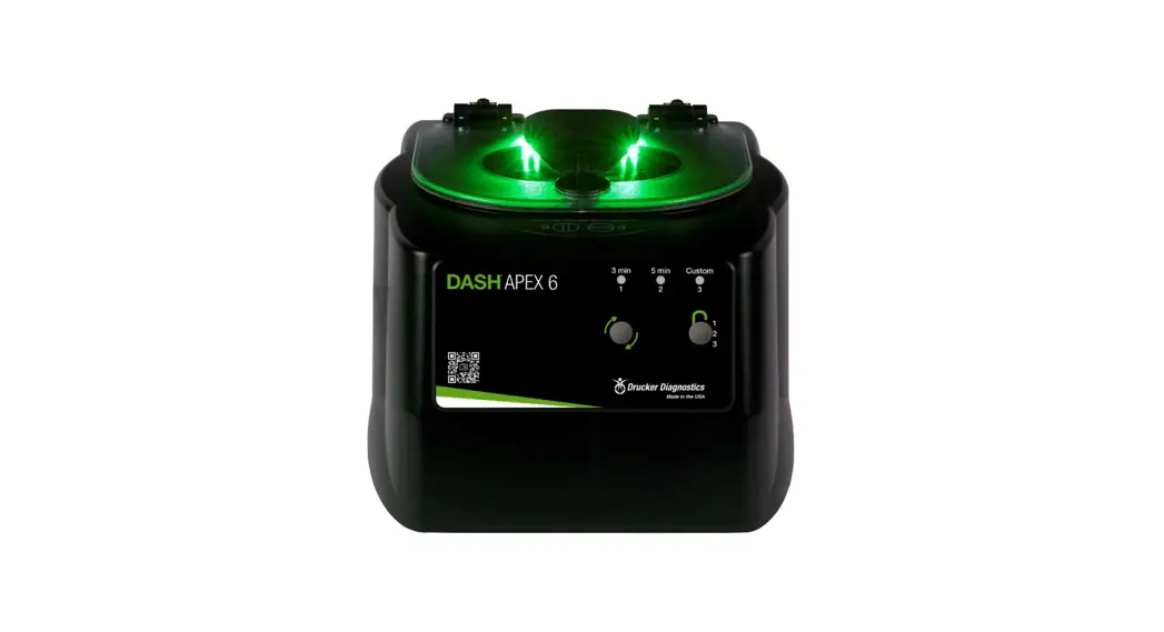 Drucker Diagnostics Dash Apex 6 Place Compact Stat Centrifuge User Manual