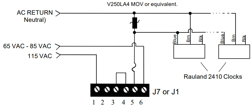NOTIFIER MC1 Master Clock System - 2410 Digital Clocks