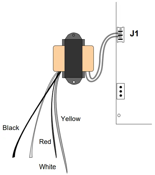 NOTIFIER MC1 Master Clock System - Connection to board