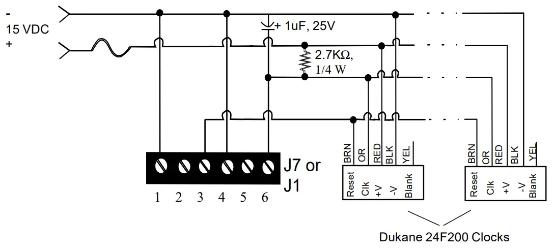 NOTIFIER MC1 Master Clock System - Digital Clocks
