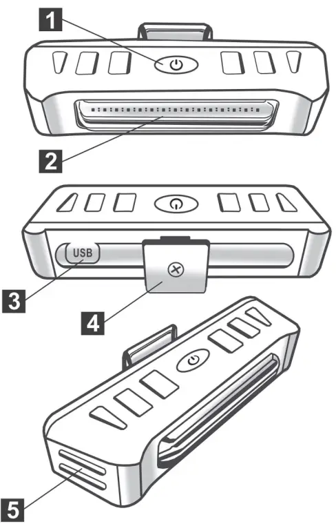 everActive BL-150R Dual Beam Bike Light - fig 1