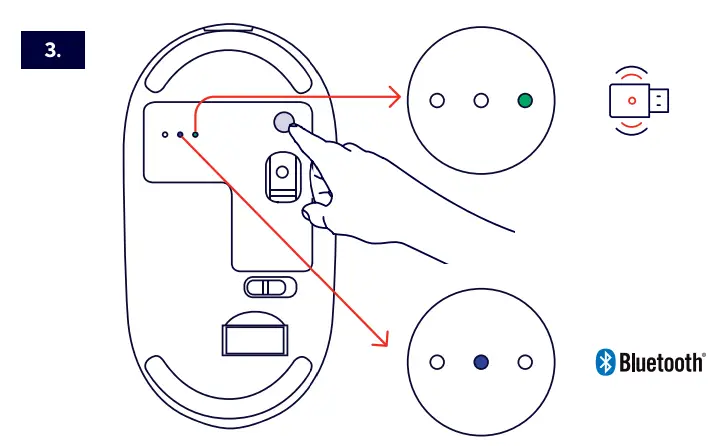 Trust 24059 Puck Rechargeable Bluetooth Wireless Mouse - Figure 3