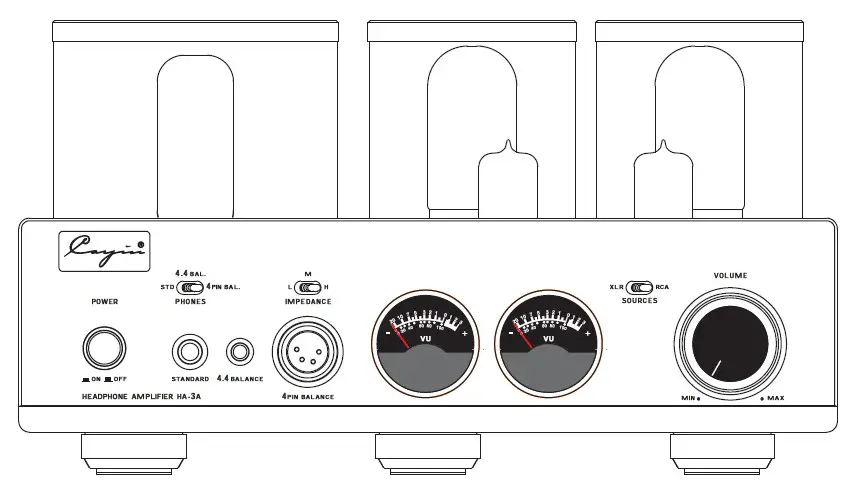 Cayin HA-3A Headphone Amplifier Product