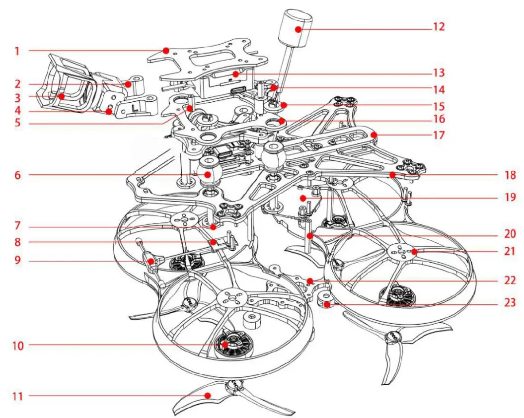 EMAX CineHawk 3.5 Inch FPV Drone 1