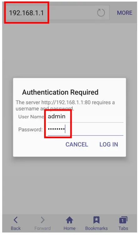 SATO PV3 Mobile Printer - Password