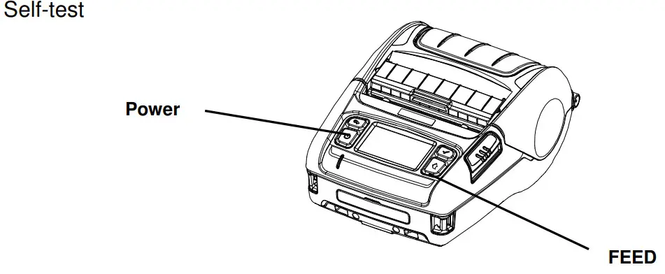 SATO PV3 Mobile Printer - Self-test