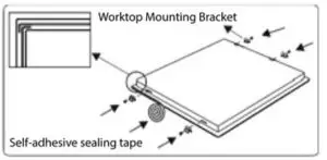 Installation of the Hob