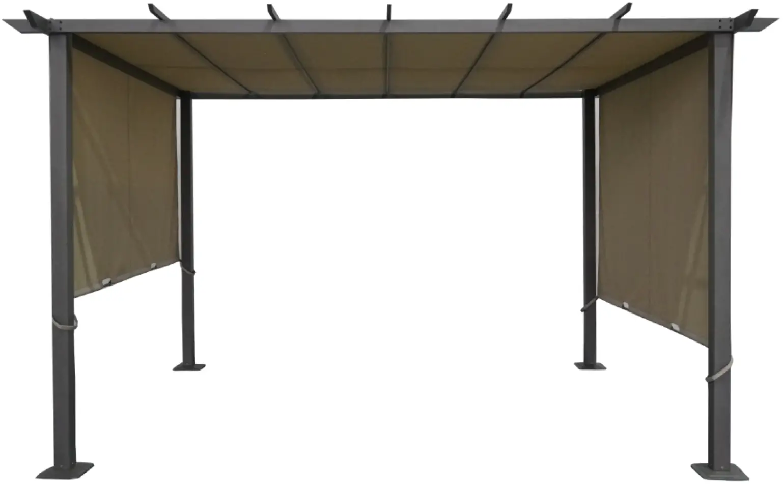 CASTLECREEK 714648 12 x 10 Pergola Gazebo with Retractable Walls