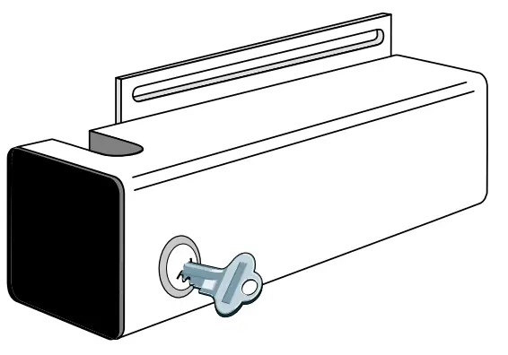MIGHTY MULE FM143-SL Automatic Gate Lock - Lock