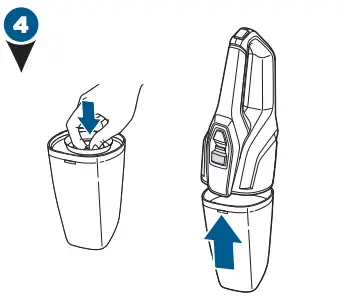 Emptying the Dirt Tank Figure 4