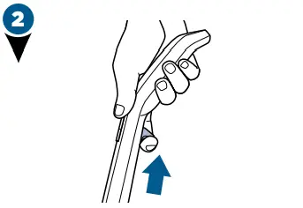 Operating 2-Way Folding Handle Figure 2